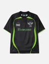 Pleasures Aqua Soccer Jersey In Black