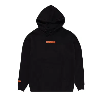 Pre-owned Pleasures Art News Hoodie 'black'