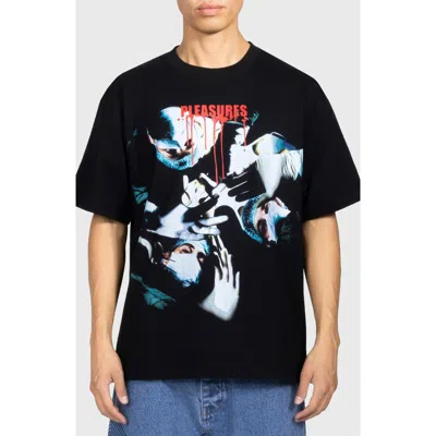 Pleasures Autopsy Heavyweight Graphic T-shirt In Black
