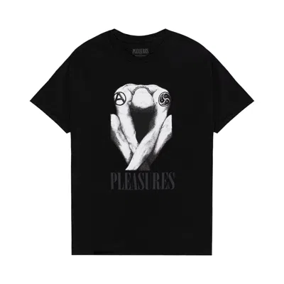 Pre-owned Pleasures Bended T-shirt 'black'