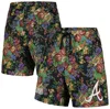 Pleasures Black San Francisco Giants Floral Shorts In Black