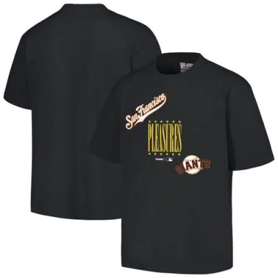 Pleasures Black San Francisco Giants Repurpose T-shirt
