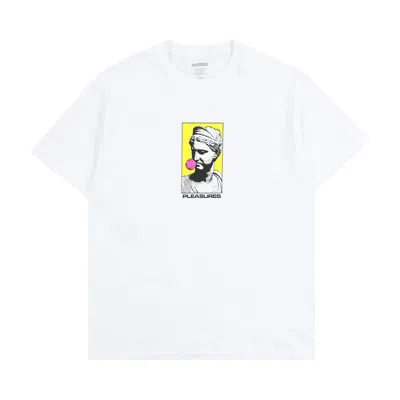Pre-owned Pleasures Blow T-shirt 'white'