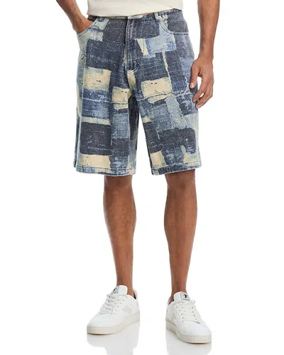 PLEASURES BORO 10.5 DENIM SHORTS