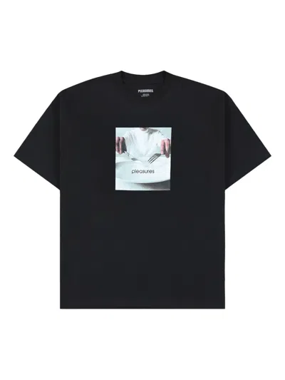 Pleasures Breakfast T-shirt In Black