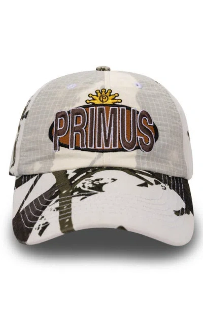 Pleasures Brown Album Layered Adjustable Baseball Cap In Multi