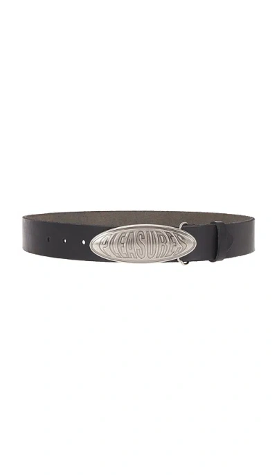 Pleasures Bubble Logo Belt In Black
