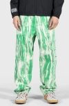 Pleasures Buzz Cargo Jeans In Green