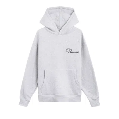 Pre-owned Pleasures Cafe Hoodie 'heather Grey' | Men's Size Xl In Gray