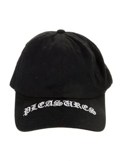 Pre-owned Pleasures Canvas Baseball Hat In Black