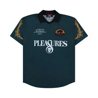 Pre-owned Pleasures Carlo Soccer Jersey 'green'