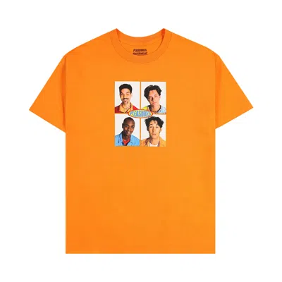 Pre-owned Pleasures Cast T-shirt 'orange'