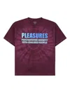 Pleasures Civilized Cotton Graphic T-shirt In Purple