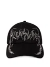 Pleasures Claws Embroidered Adjustable Baseball Cap In Black