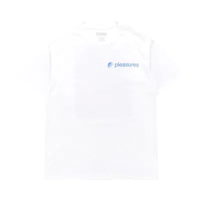 Pre-owned Pleasures Communication T-shirt 'white' | Men's Size S