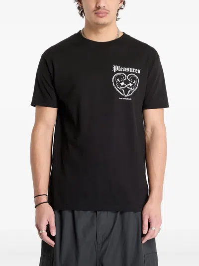 Pleasures Connected T-shirt In Black