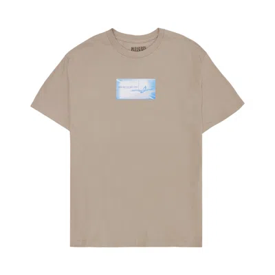 Pre-owned Pleasures Contacts T-shirt 'sand' In Tan