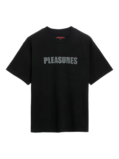 Pleasures Cotton T-shirt In Black