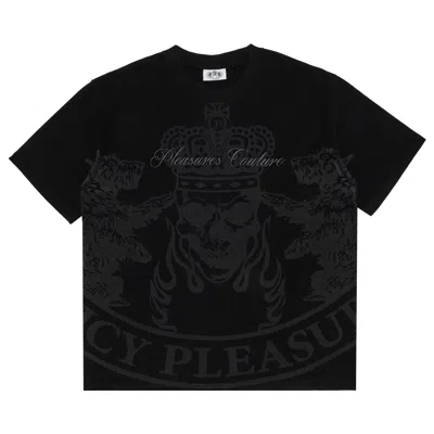Pre-owned Pleasures Couture Heavyweight Shirt 'black' | Men's Size L