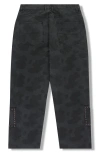 Pleasures Cowhide Print Stud Double Knee Pants In Black