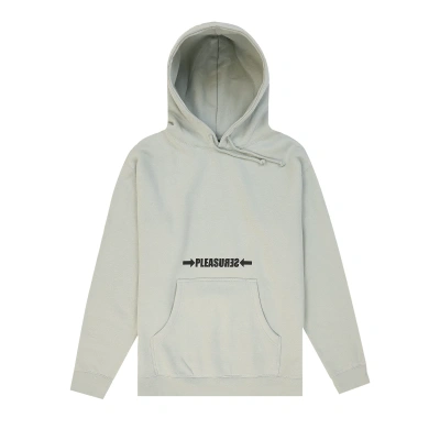 Pre-owned Pleasures Crash Hoodie 'dusty Sage' In Grey