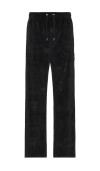 Pleasures X Juicy Couture Crest Velour Track Pants In Black
