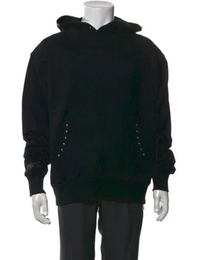 Pre-owned Pleasures Crew Neck Long Sleeve Hoodie In Black