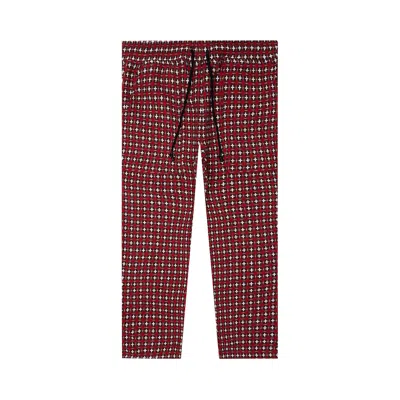 Pre-owned Pleasures Cross Easy Pants 'red'