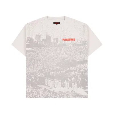Pre-owned Pleasures Cup Heavyweight Shirt 'grey' | Men's Size L