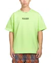 Pleasures Cut Here Heavyweight Graphic T-shirt In Green