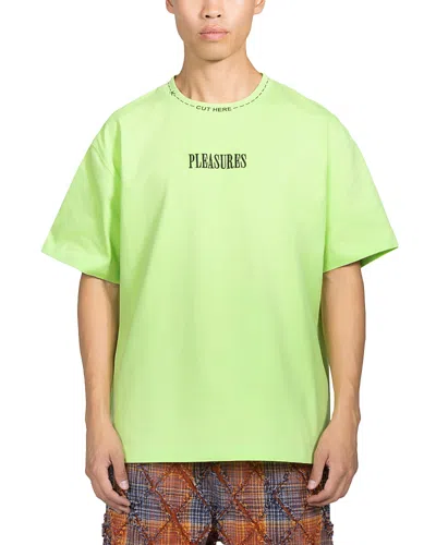 PLEASURES CUT HERE HEAVYWEIGHT TEE