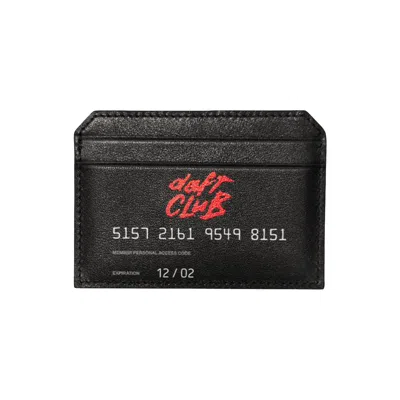 Pre-owned Pleasures Daft Club Cardholder 'black' | Men's Size Onesize