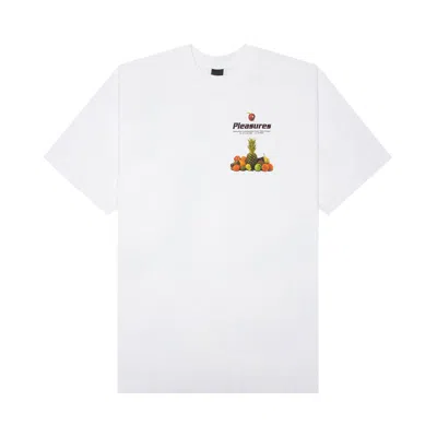 Pre-owned Pleasures Delivery T-shirt 'white' | Men's Size L