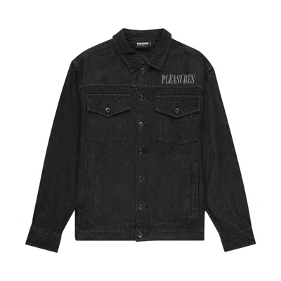 Pre-owned Pleasures Desire Trucker Jacket 'black' | Men's Size S