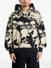 Pleasures Despair Skull-graphic Hoodie In Black