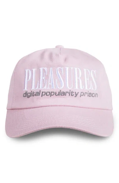 PLEASURES PLEASURES DIGITAL EMBROIDERED SNAPBACK BASEBALL CAP