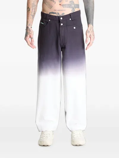 Pleasures Dip-dye Trousers In Multi