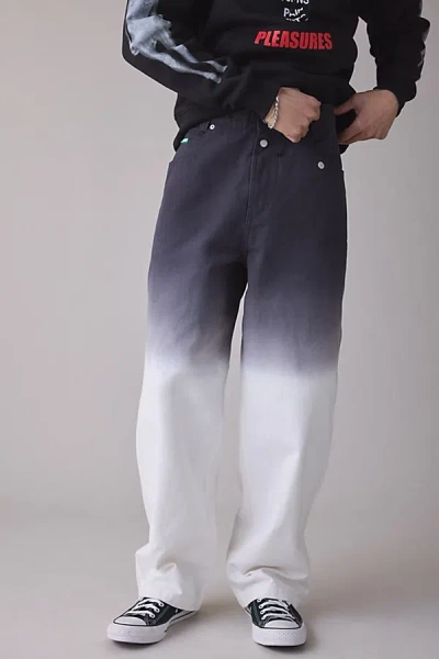Pleasures Dipdye Work Pants In Black, Men's At Urban Outfitters In Multi