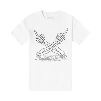 Pre-owned Pleasures Don't Care Tee 'white'