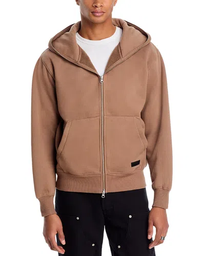 Pleasures Dragon Fleece Graphic Hoodie In Brown