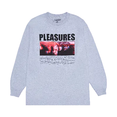 Pre-owned Pleasures Dream Pop Long-sleeve 'heather Grey'