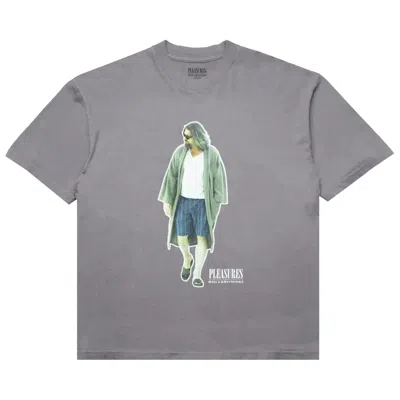 Pre-owned Pleasures Dude T-shirt 'charcoal' | Grey | Men's Size M