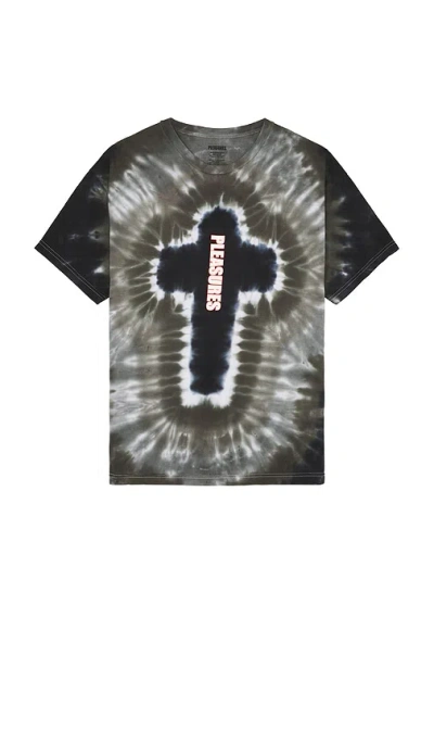 Pleasures Dyed T-shirt In Black Dye