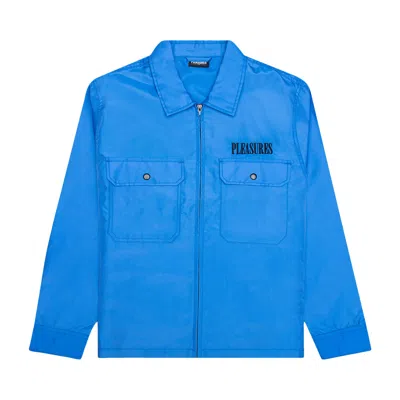Pre-owned Pleasures Dynamic Work Jacket 'blue' | Men's Size L