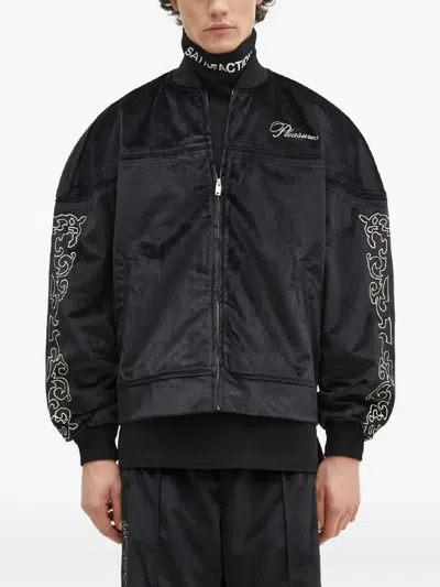 PLEASURES EMBROIDERED TRACK JACKET