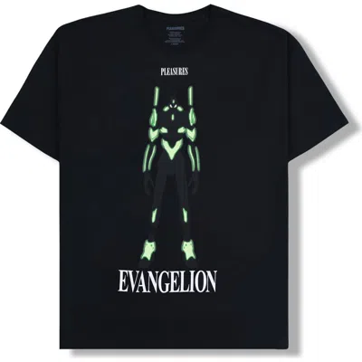 Pleasures Eva 1 Evangelion Graphic T-shirt In Black