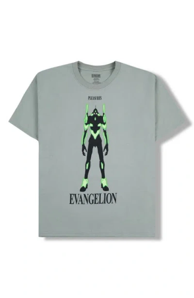 Pleasures Eva 1 Evangelion Graphic T-shirt In Green