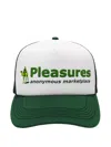 Pleasures Exchange Baseball Cap In Green