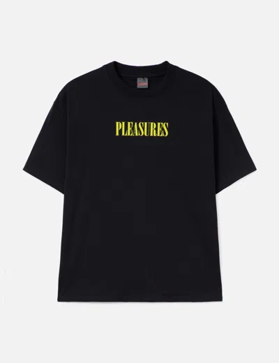Pleasures Exhibition T-shirt In Black