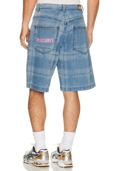 Pleasures Experiment Jorts In Indigo